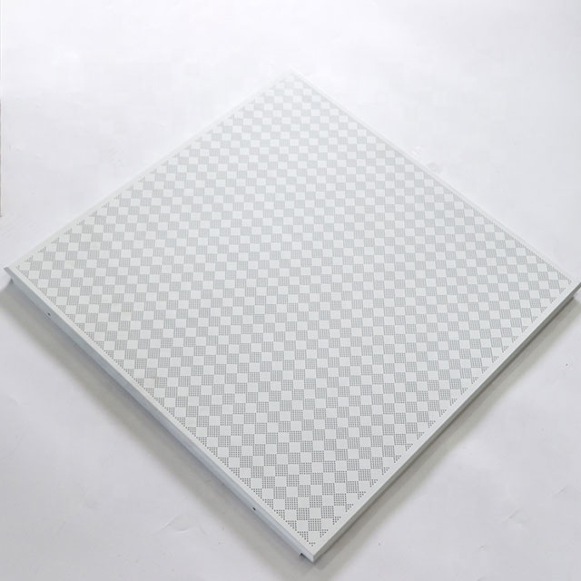 Ceiling Tiles False Suspended Aluminum Perforated Metal New Material Interior Decorative Plafond Modern Customized Hospital