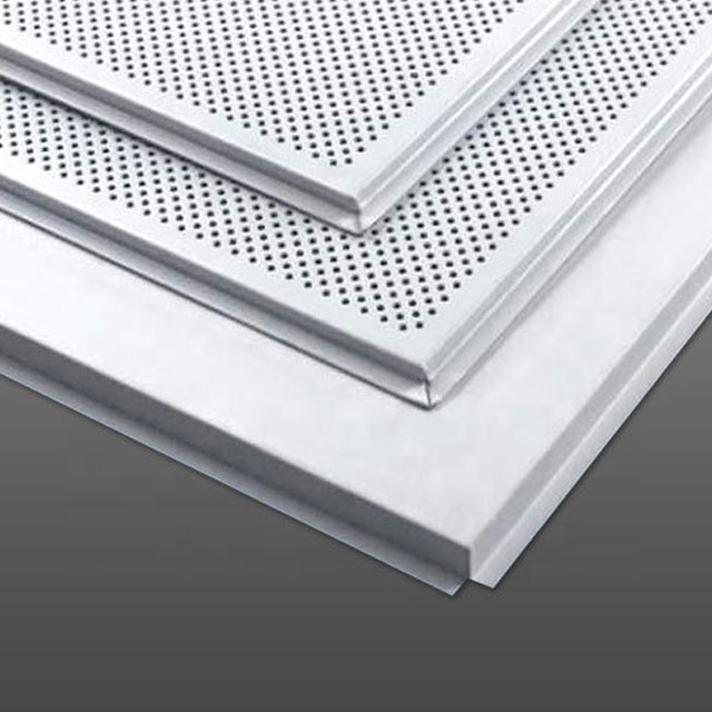 Ceiling Tiles False Suspended Aluminum Perforated Metal New Material Interior Decorative Plafond Modern Customized Hospital