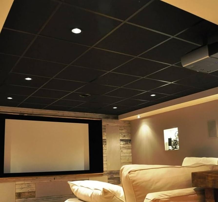 Interior decoration materials square acoustic mineral fiber 60x60 60x120 cm wooden board mineral fiber ceiling tile