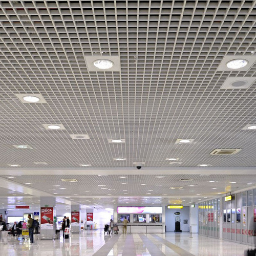 China Supply Decorative Grille Ceiling Metal Aluminium Grid Ceiling System