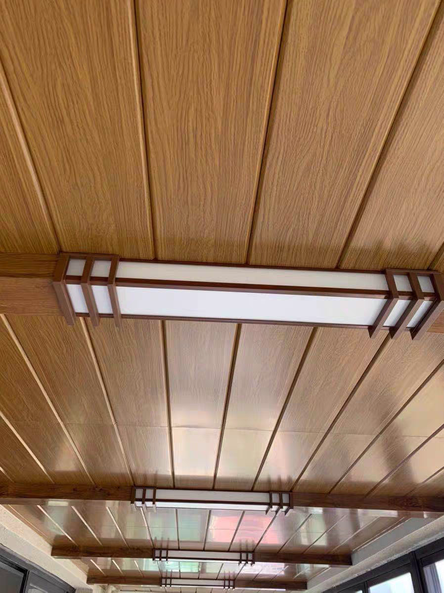 2021 Windproof Metal Strip Ceiling Modern Ceiling Design Aluminum Slat Stretch Ceiling For commercial