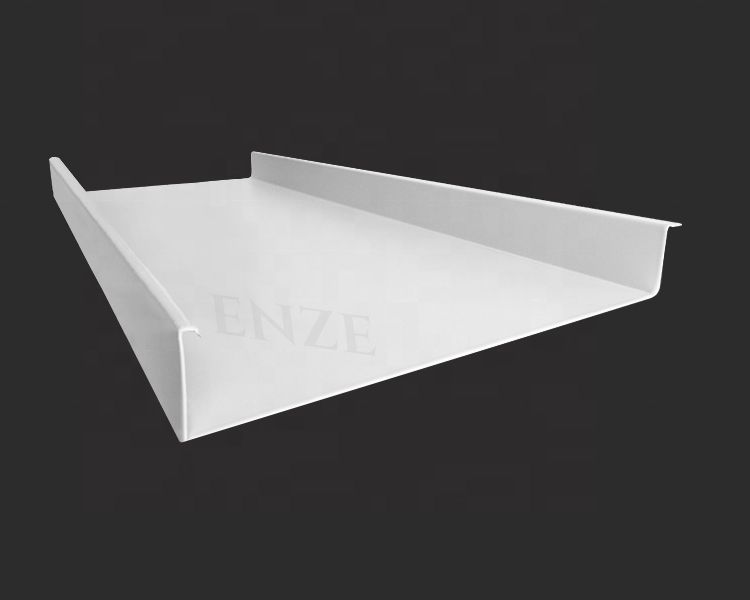 Office building Decorative Aluminum Linear Ceiling Panel Metal Plank Strip Ceiling For Commercial Space