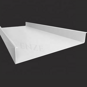 Office building Decorative Aluminum Linear Ceiling Panel Metal Plank Strip Ceiling For Commercial Space