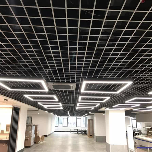 China Supply Decorative Grille Ceiling Metal Aluminium Grid Ceiling System