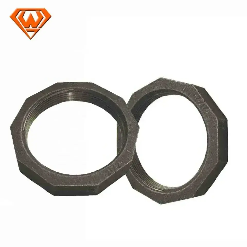 Malleable Iron Pipe Fitting BS standard LOCKNUTS