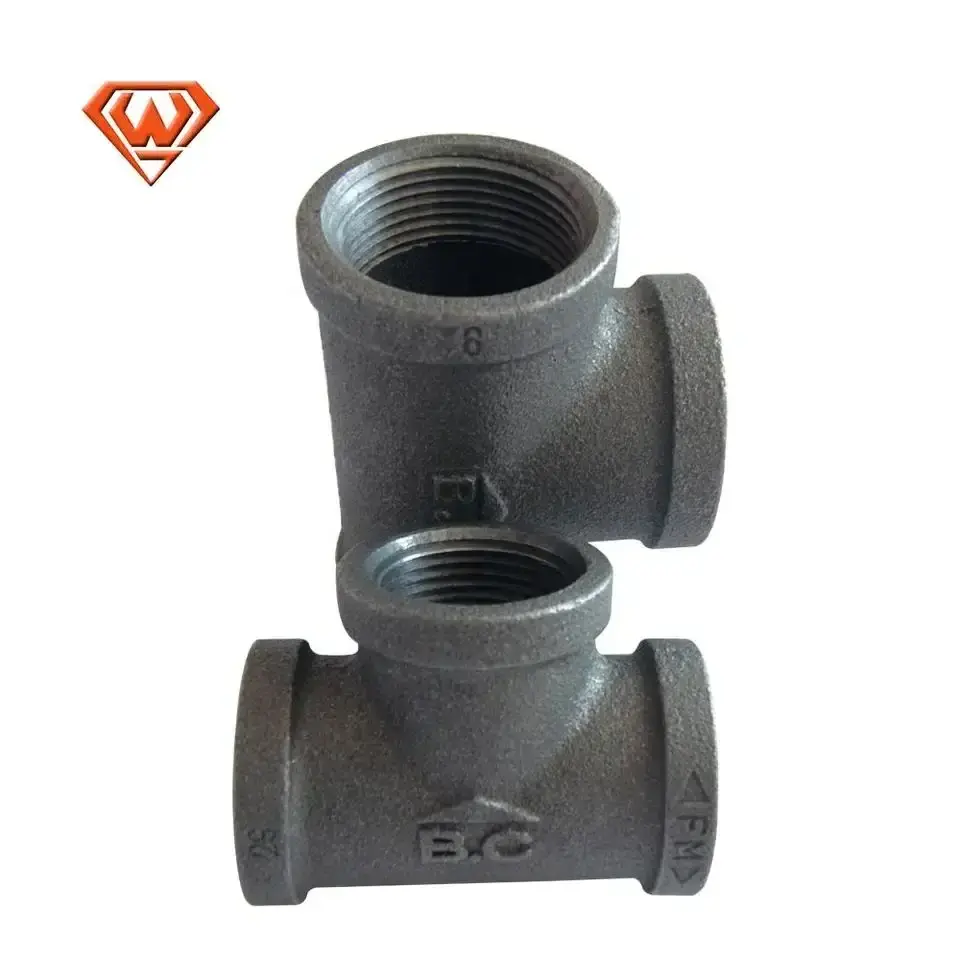 Y Types Branch Pipe Fitting Tools Name Lateral Tee Banded Technology Black Tee Malleable Iron Pipe Fitting in Pakistan