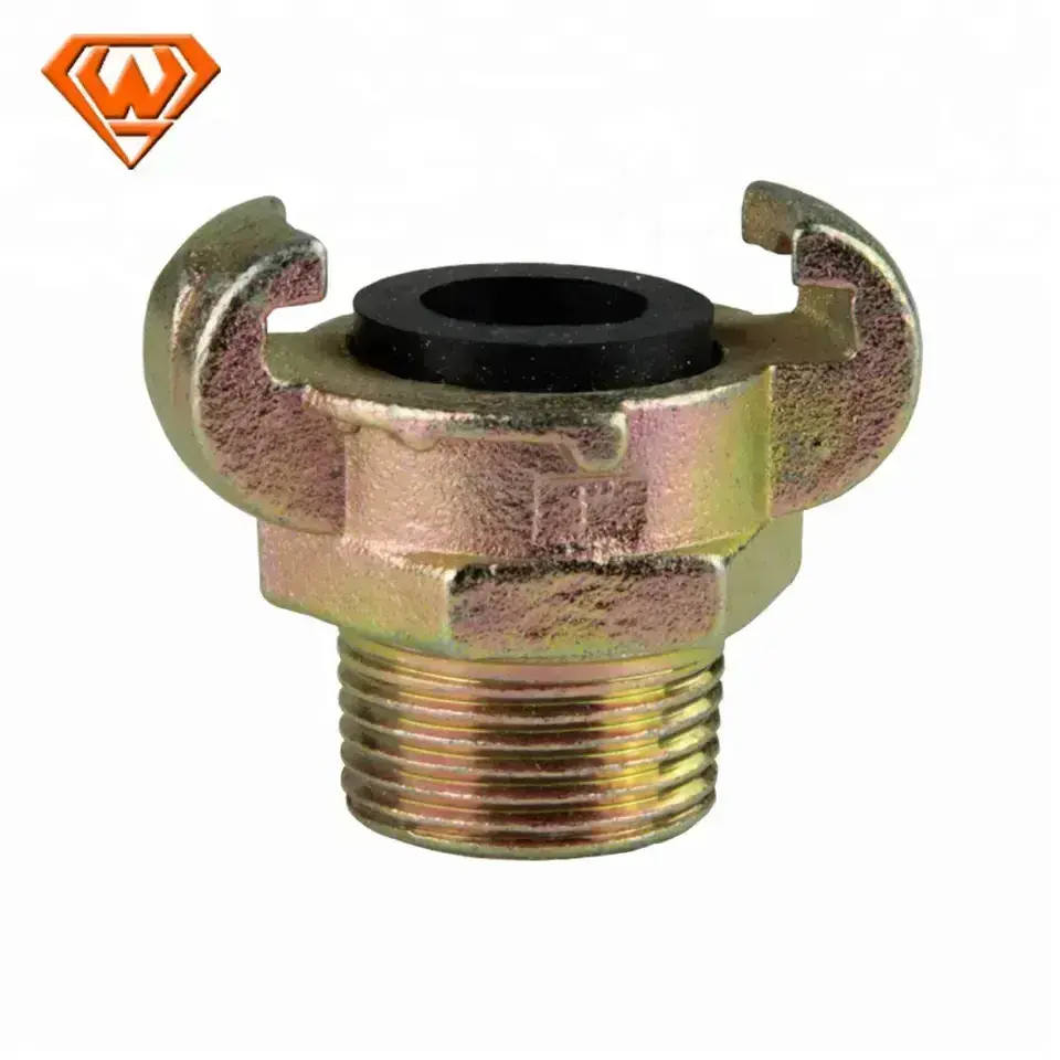 Auto-Locking Water Quick Coupling Fire Air Hose French Coupling Hose End With Collar