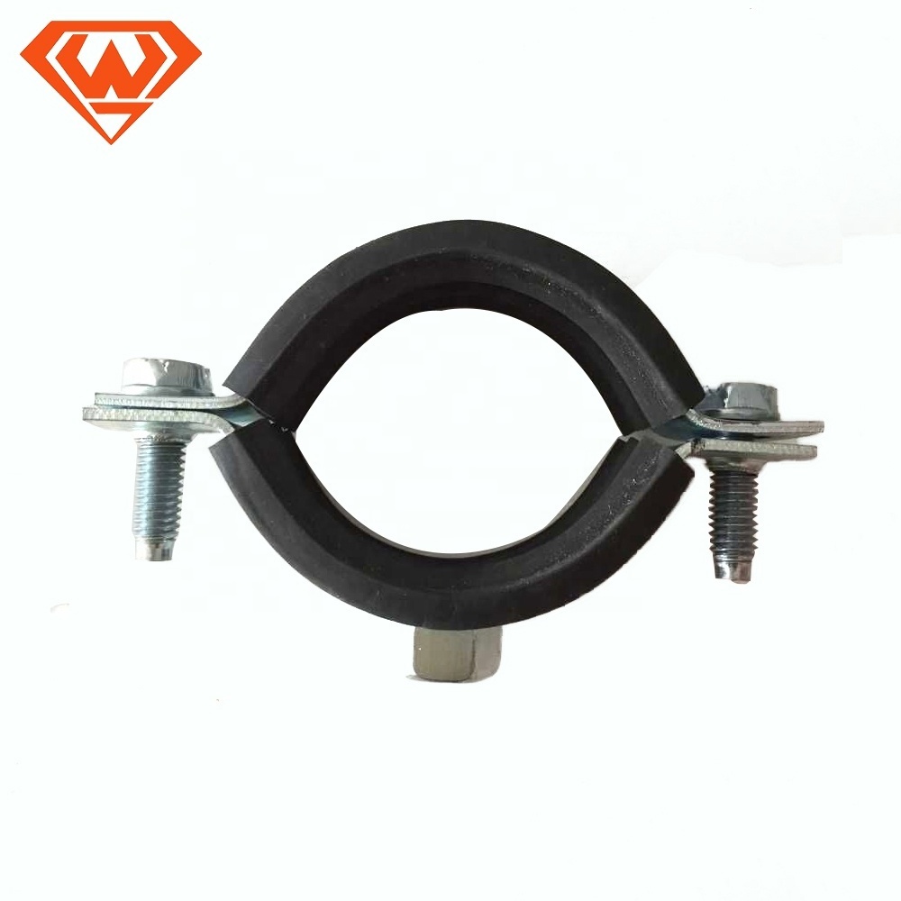 pipe clamp 26.9 with rubber