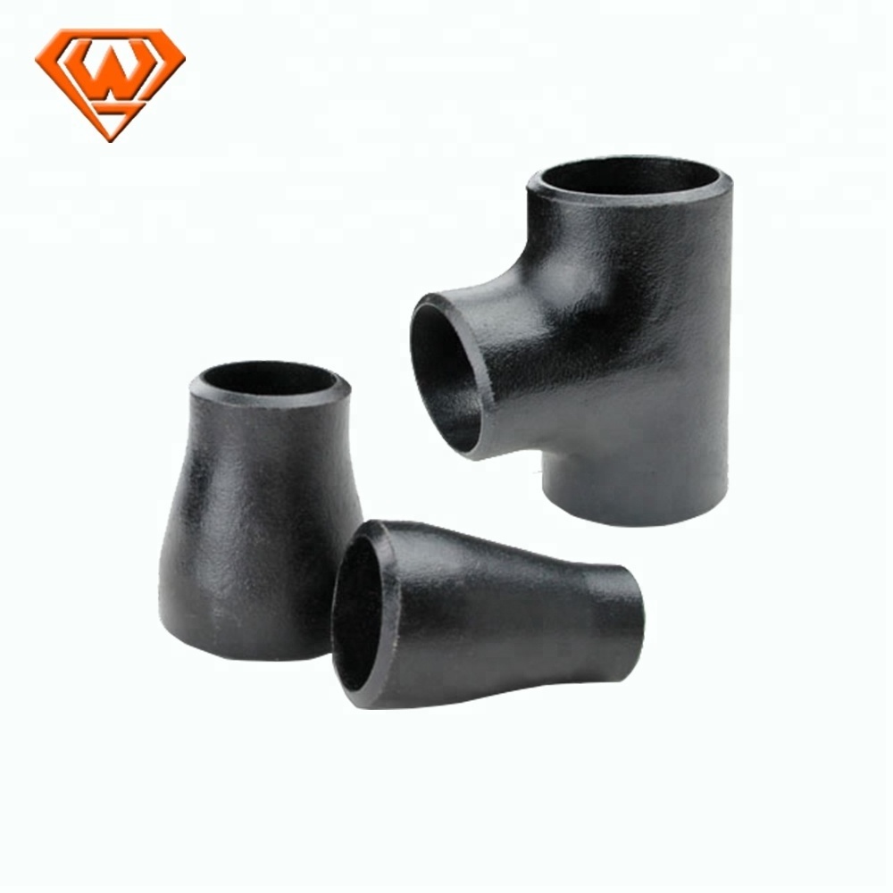 Schedule 40 seamless carbon steel reducers cover elbows butt weld tee pipe fittings