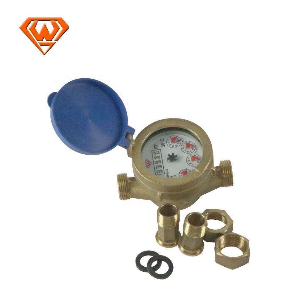 Brass Body  Rotary Vane Wheel Dry-Dial Wet Type Meter Cold Water Meter