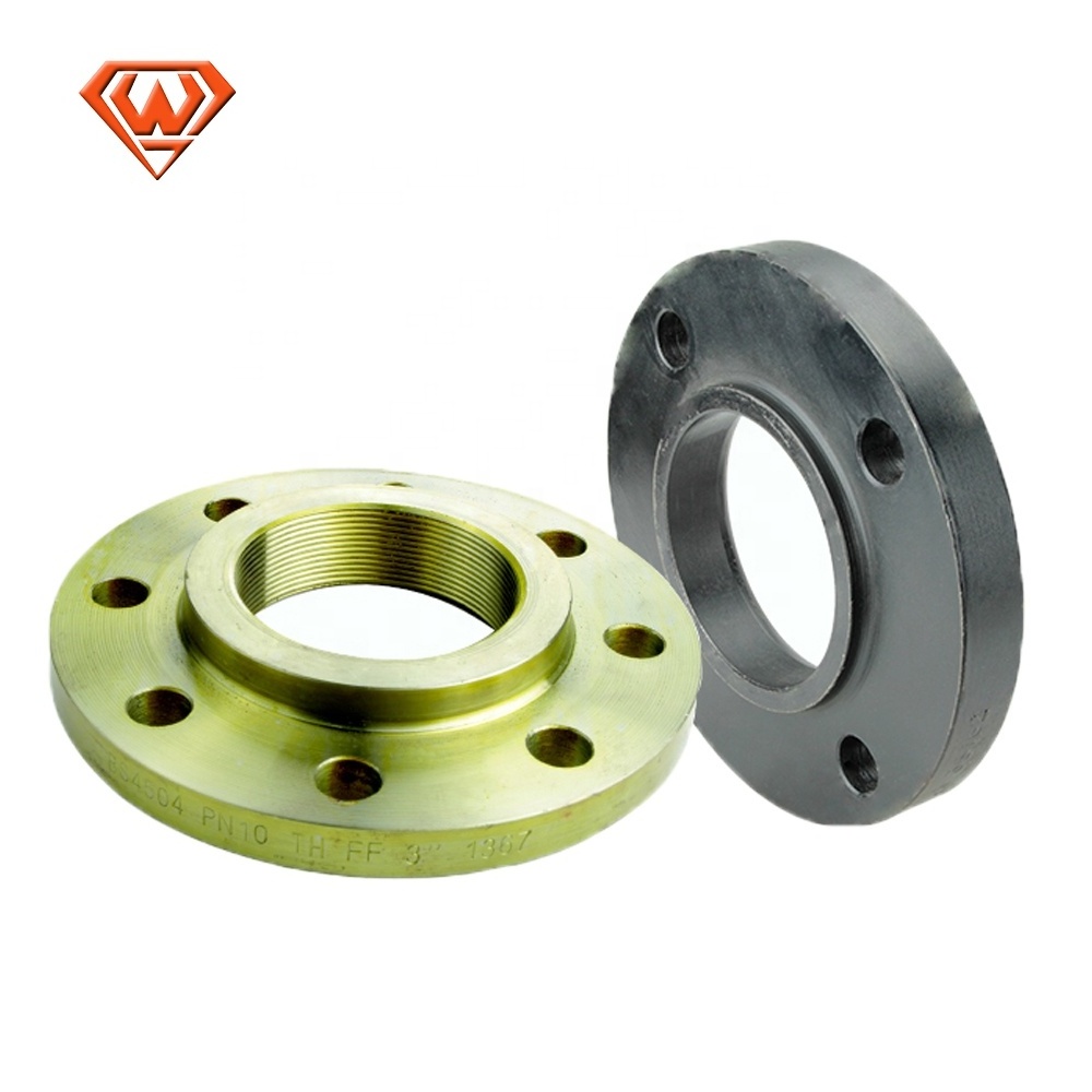 ductile iron pipe flanges forged carbon steel Threaded Casting di flange