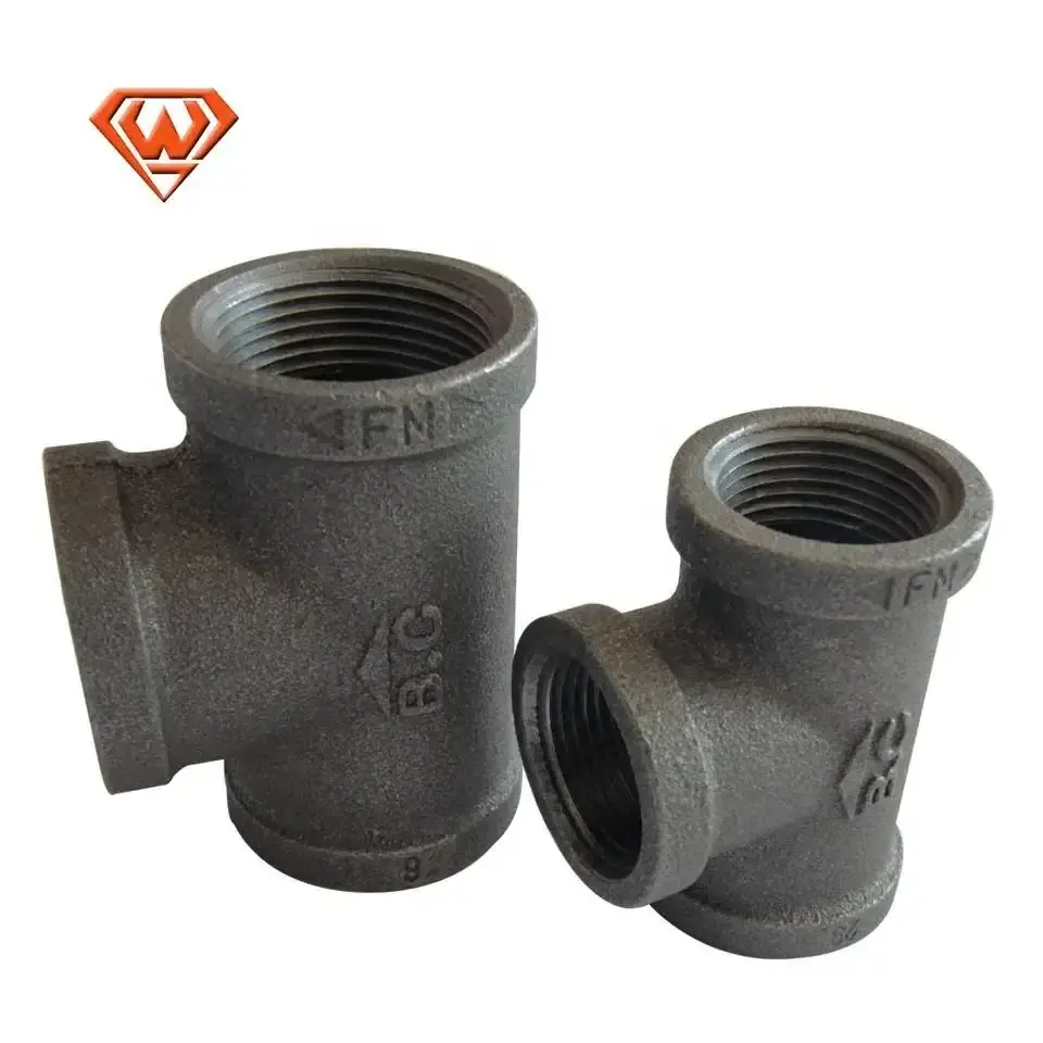 Y Types Branch Pipe Fitting Tools Name Lateral Tee Banded Technology Black Tee Malleable Iron Pipe Fitting in Pakistan