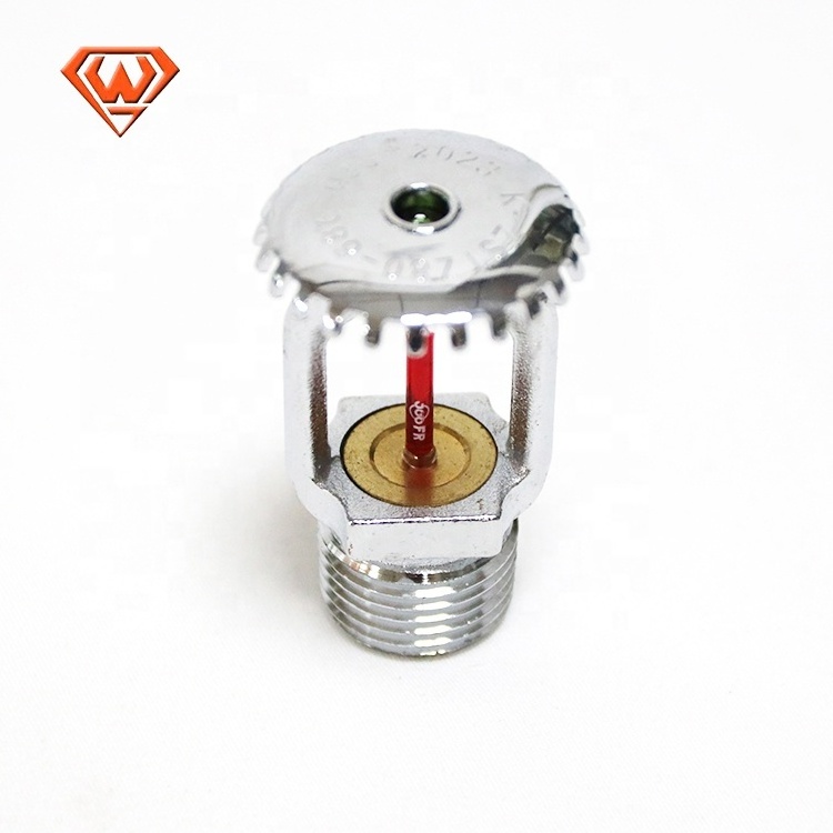 K80 Brass Fire Nozzle Sprinkler Fire Fighting Glass Quick Response Fire Fighting