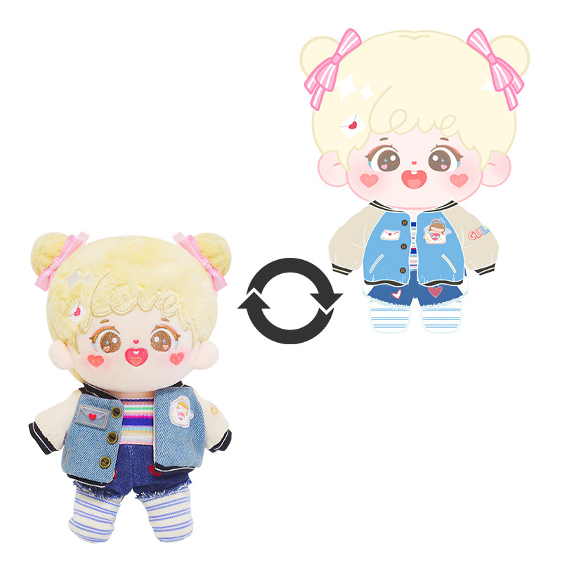 custom plush doll stuffed toys10cm 15cm 20cm plush Kpop star doll plush toy make your own plush toy