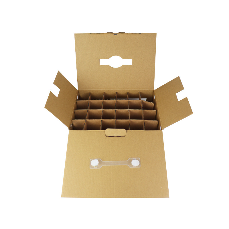 Custom Logo Printed Paper Packing Egg Storage Corrugated Box For Mango Packing Fruits Carton