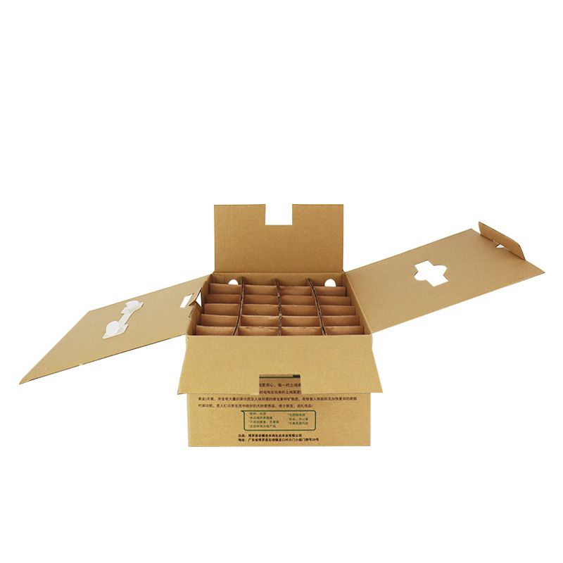 Custom Logo Printed Paper Packing Egg Storage Corrugated Box For Mango Packing Fruits Carton