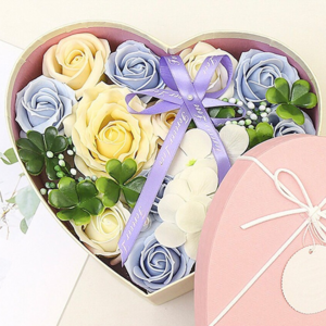 Wholesale heart shaped ring paper gift flower boxes packaging. heart shaped design luxury flower boxes packaging