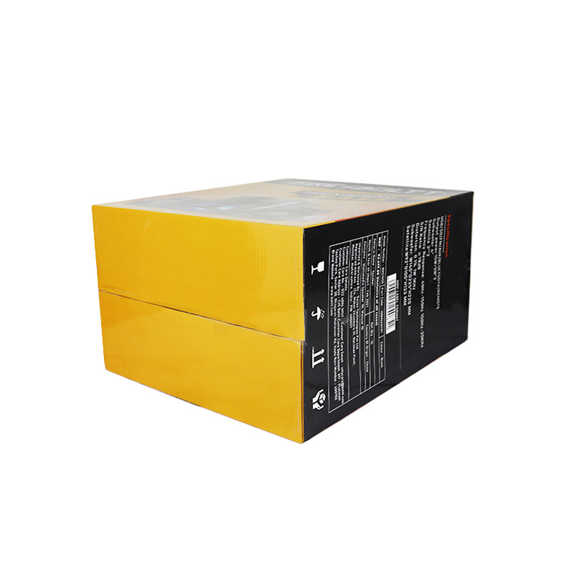 Consumer electronics paper box wholesale yellow speaker cardboard corrugated packaging paper boxes