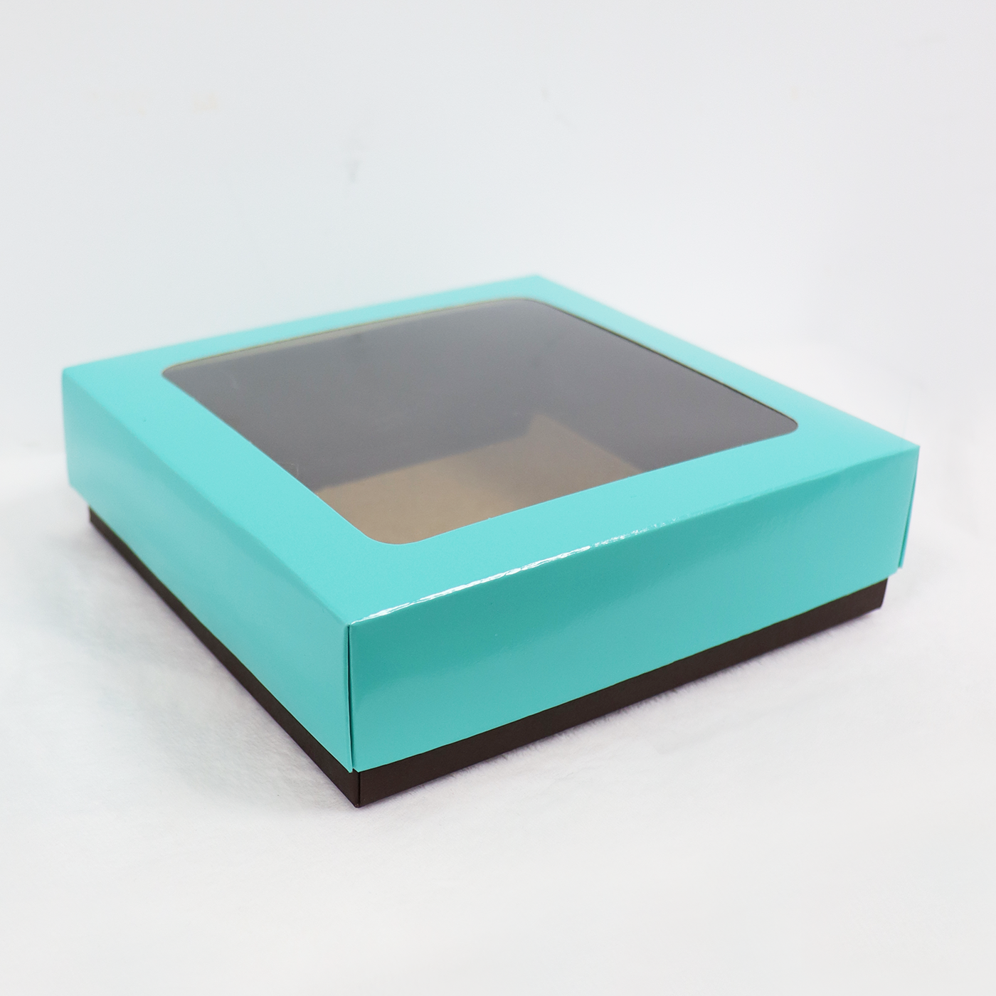 Custom corrugated cardboard cookies box packaging. paper pizza box packaging with window