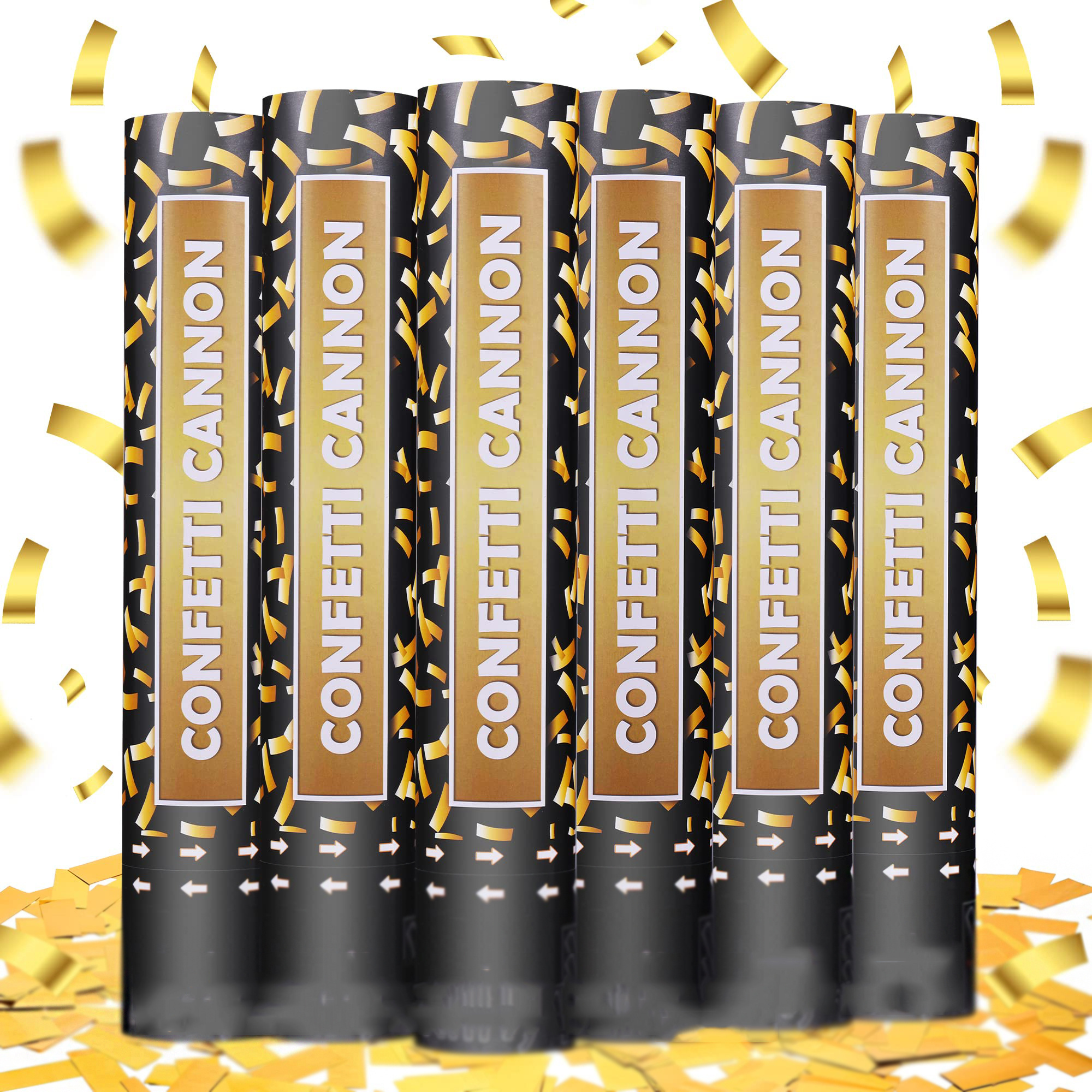 Hot Sale 12 inch Multicolor Biodegradable Party Popper Confetti Cannons Handheld Confetti Cannon Popper