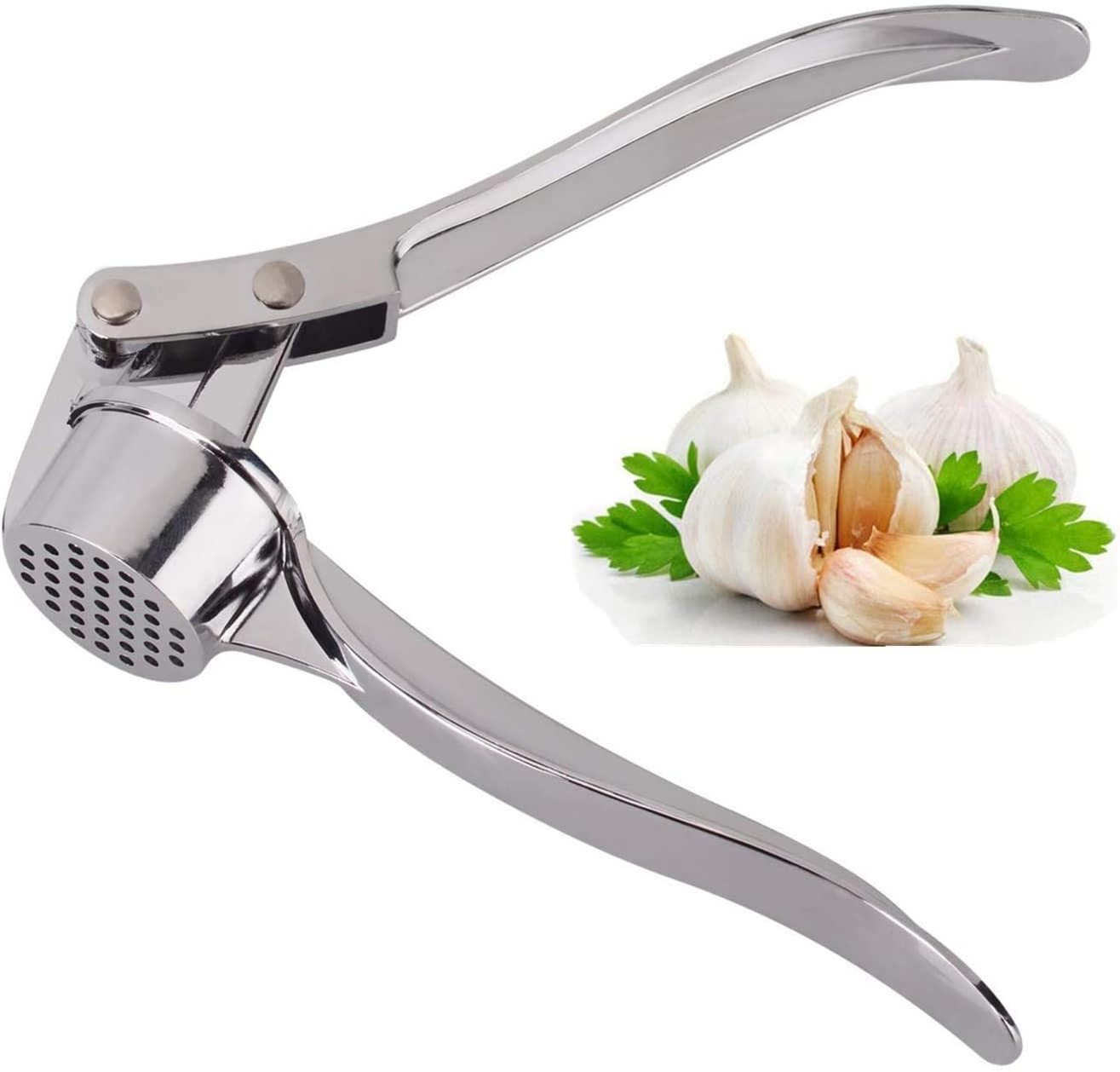 Kitchen Manual Garlic Press Mincer Ginger Garlic Crusher Peeler Squeezer Heavy Duty Garlic Presser Ginger Chopper