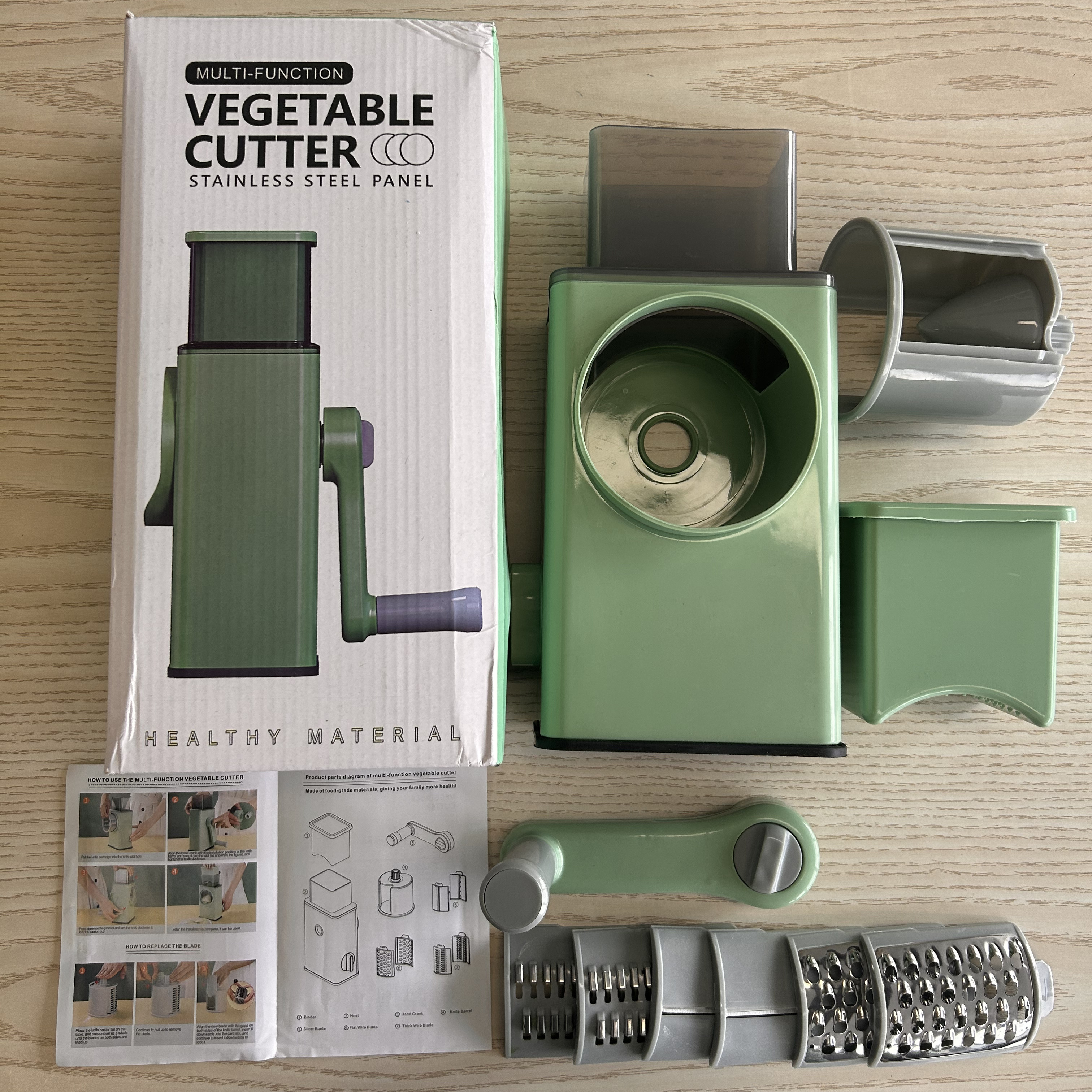 5 in 1 Adjustable Vegetable Chopper Thickness Adjust Kitchen Chopping Artifact Safe Slicer Dicer for Vegetables Chopper