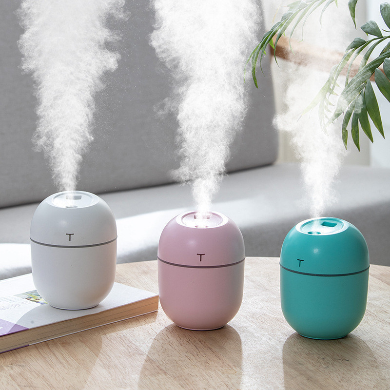 New Arrival Ultrasonic 250ml Mini Humidifier Aroma Oil Diffuser USB Cool Mist Humidifier with Colorful Night Light for Home Car