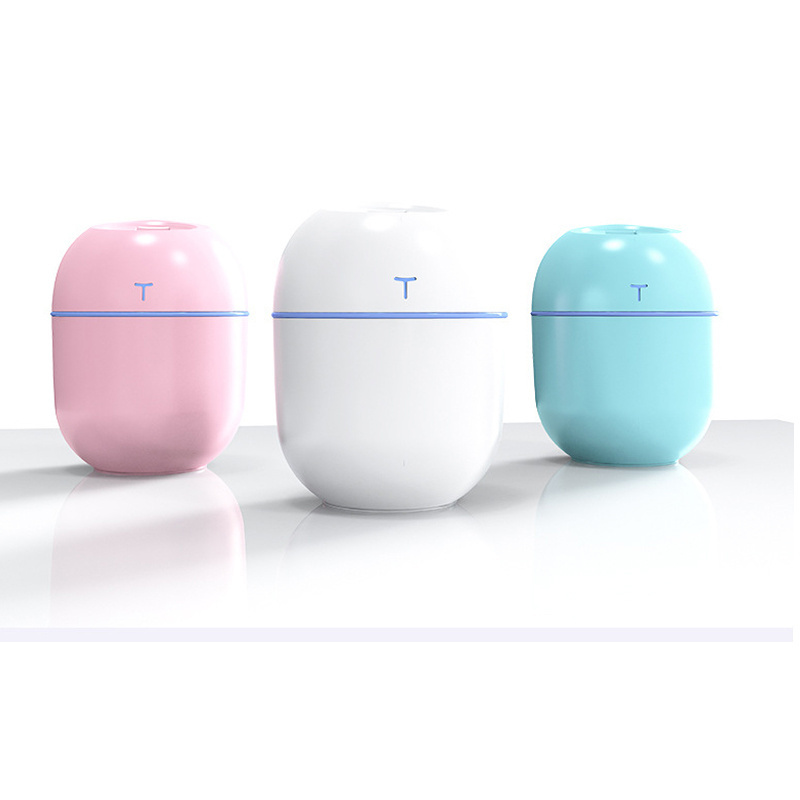 New Arrival Ultrasonic 250ml Mini Humidifier Aroma Oil Diffuser USB Cool Mist Humidifier with Colorful Night Light for Home Car