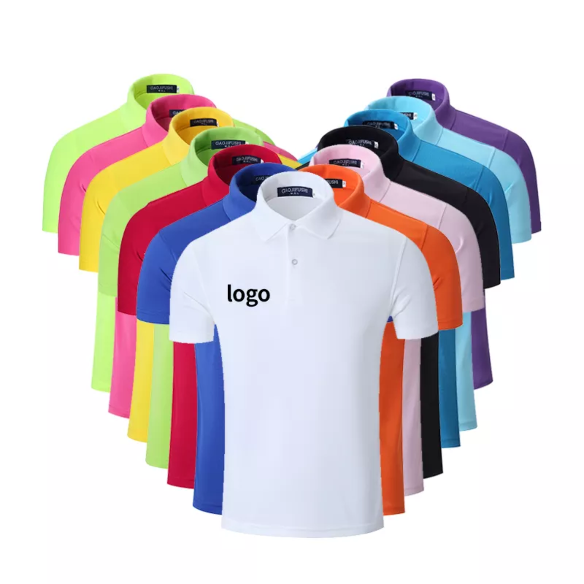 Sales promotion Custom logo solid color plain blank pique polyester embroidery Washed t shirt cotton t-shirts men's polo shirts