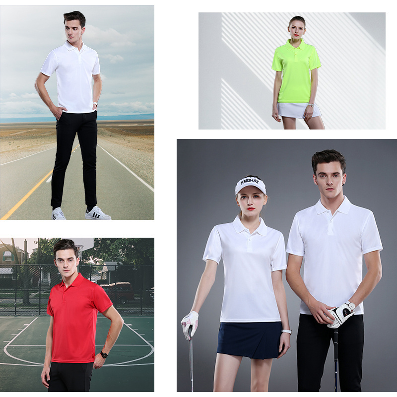 Sales promotion Custom logo solid color plain blank pique polyester embroidery Washed t shirt cotton t-shirts men's polo shirts