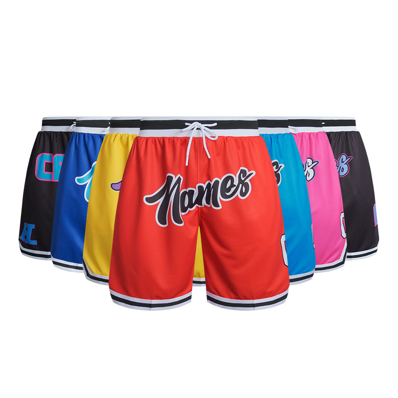 Wholesale High Quality Street Wear Plus Size Custom Logo Mesh Shorts Casual Embroidered Gym Men Mesh Basketball Shorts For Men BestSuppliers