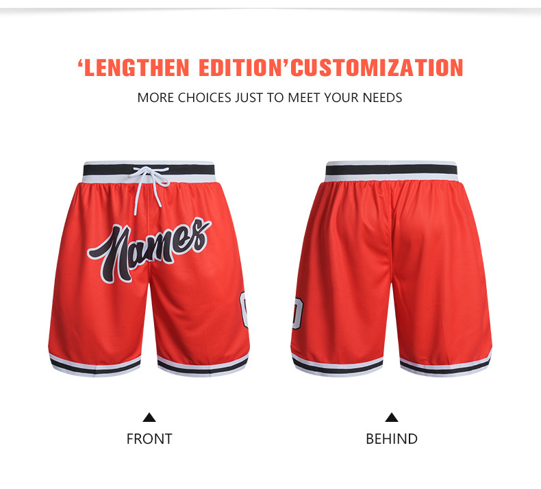 Wholesale High Quality Street Wear Plus Size Custom Logo Mesh Shorts Casual Embroidered Gym Men Mesh Basketball Shorts For Men