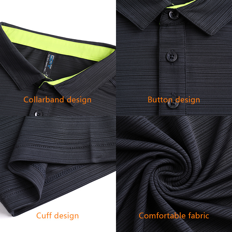 Custom Cotton Polyester Spandex New Design Dye Sublimated Mens Quick Dry Golf Polo Shirt Cooldry Man Polo T Shirt