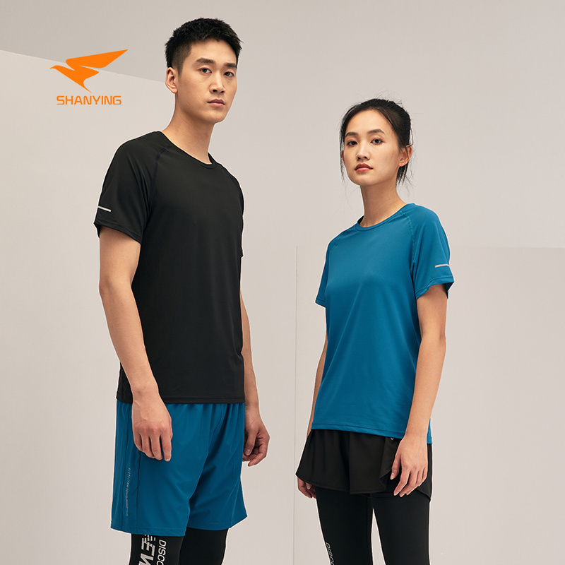 Activewear Men's Running Soccer Shirts Quick Dry Sport Fitness T Shirts Professional Gym Sportswear Top