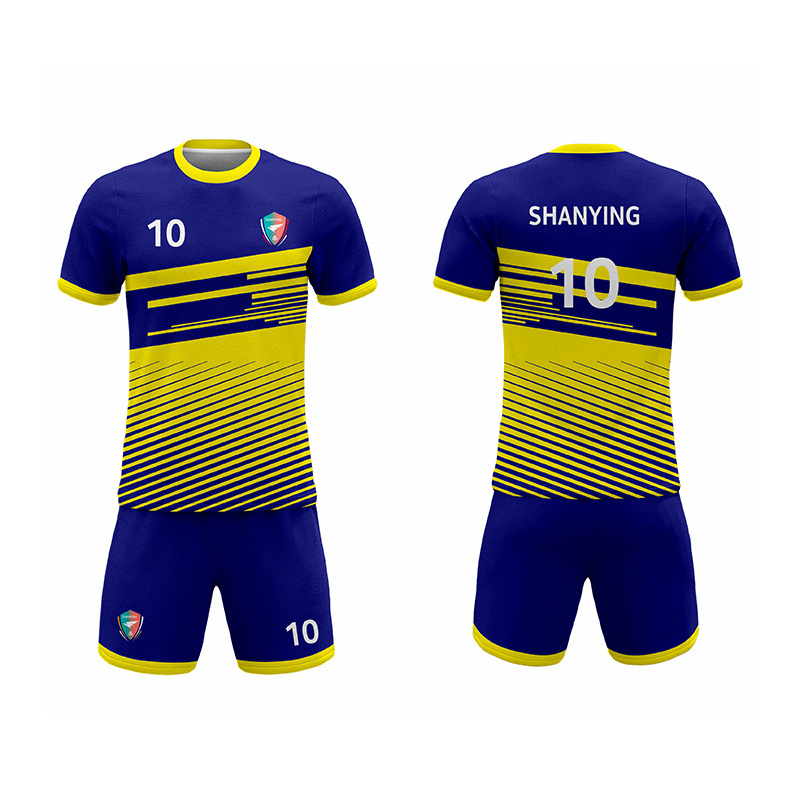 Custom New Design High Quality Factory Original Football Uniform Kit Full Set 2022 Hot Clubs Quality Men Soccer Wear