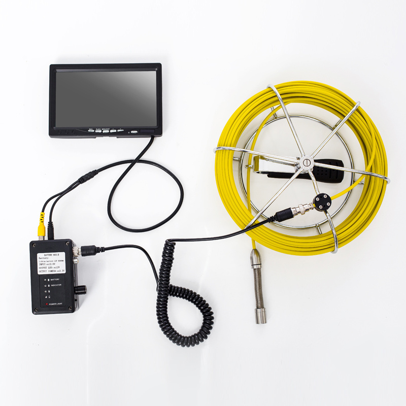 Shenzhen Factory Cable Length Can Customized 17Mm Camera Head Pipe And Wall Sewer Drain System Underwater Pipe Inspection Camera