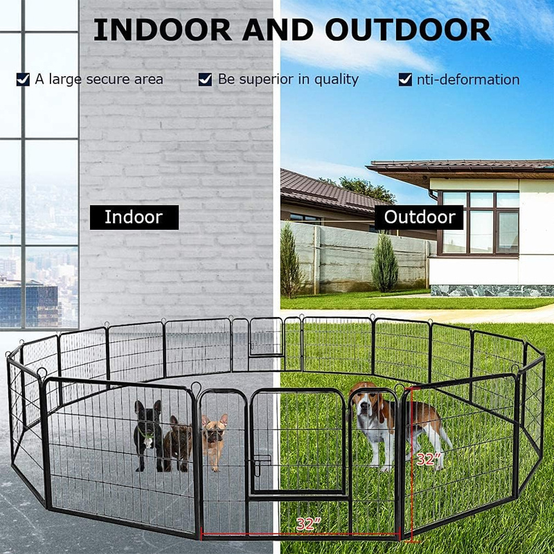 TOOTUFF Dog Playpen 8 Panels X 32