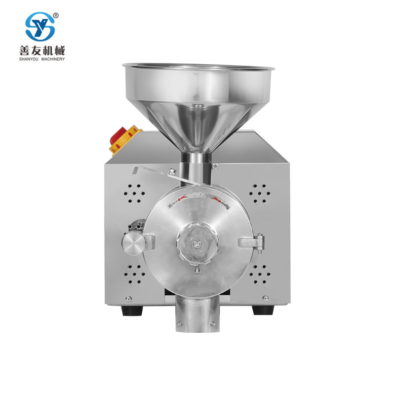 Shanyou 4KW Electric Grain Mill Grain Wheat Grinder Mill Grind Flour Mill Machine for Commercial and Professional Use