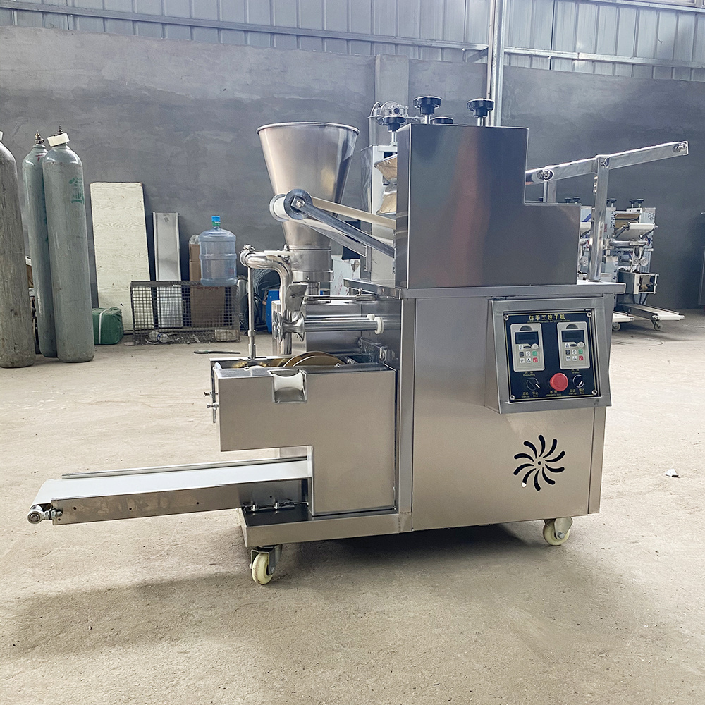 Automatic dumpling maker samosa perogie big empanada machine 800kw dumpling wrapper machine dumpling machine