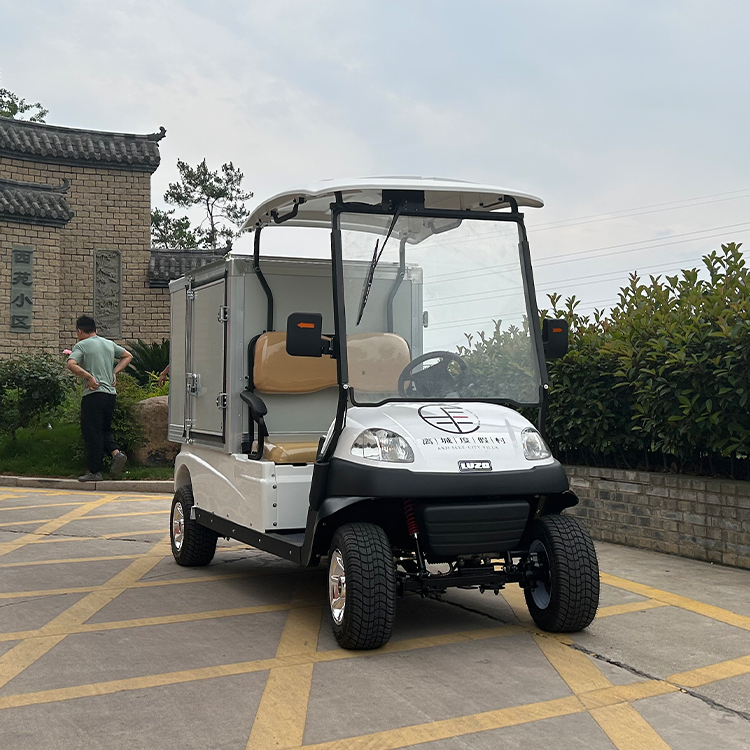 Strong Powerful Electric Golf Buggy Food Catering Or Housekeeping Club Car Used In Golf Cart