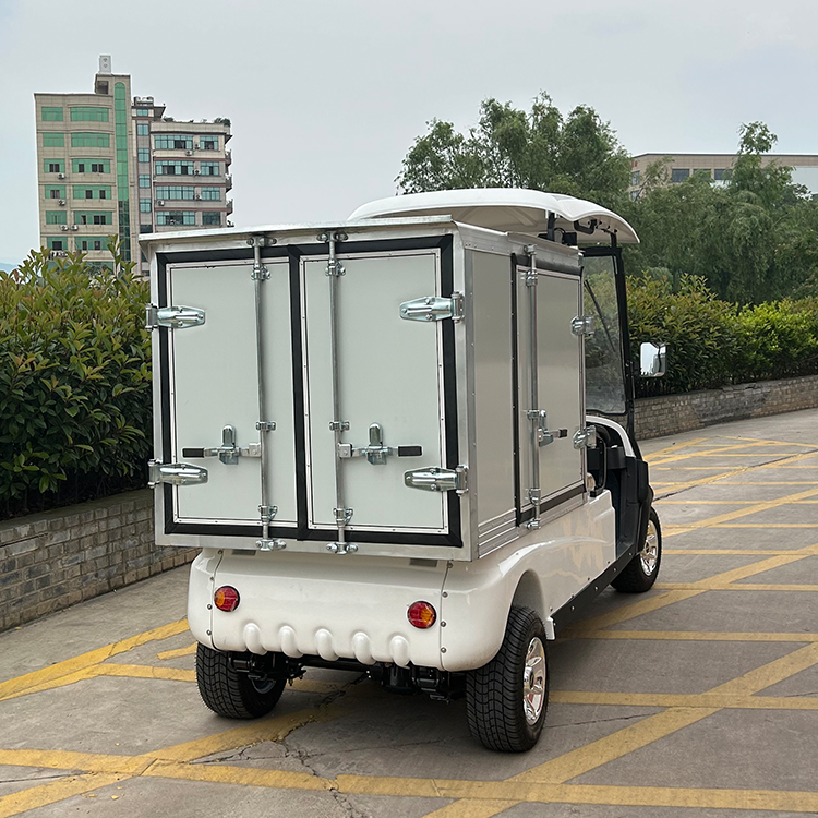 2024 New Electric Golf Insulated Car 2 Seats Electric with Cargo Box Chinese CE 220V Power Ace 3 Wheel Car Cheap Golf Cart 1 - 2