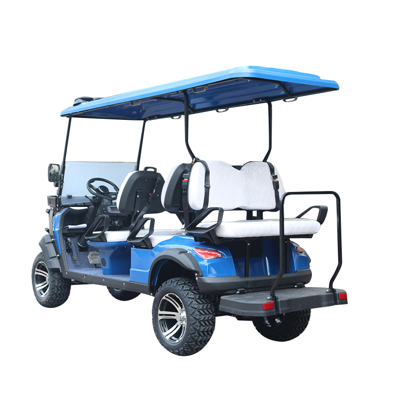 Gasoline Golf Carts / Golf Cart Electric Golf Cart 6 Seat Electric 4 Wheel CE 220V Club Car  Accessories 5 - 6 70-90km