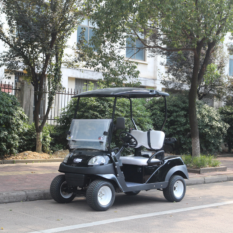 Club Golf Cart Lifted Passenger Golf Cart AC 48V Golf Cart with Seats Outdoor Electric CE White Zhejiang Smart Charger Curtis