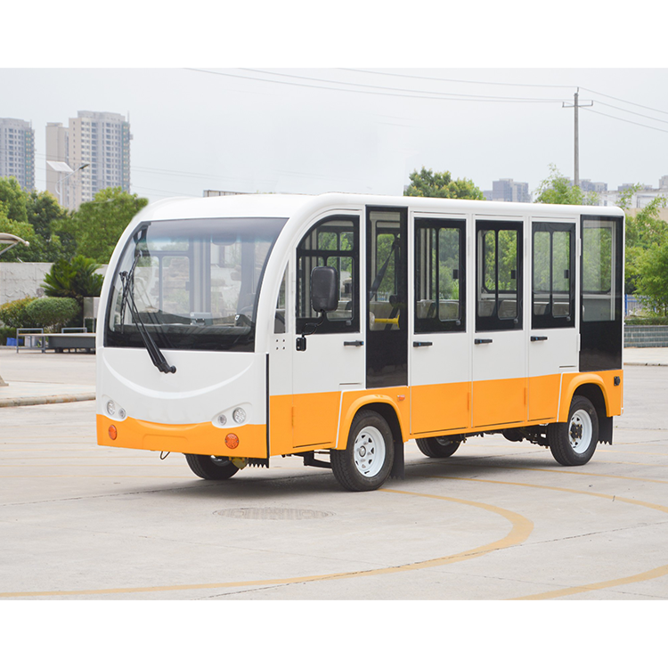 Vehicle Luxury Electric Mini Sightseeing Bus 11 Seats Low Speed Electric Sightseeing Car Vehicle