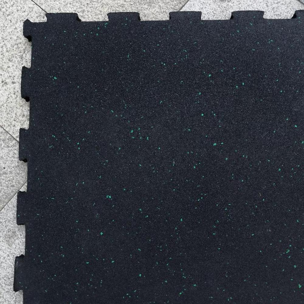 Eco friendly Safe Shock absorption Sound insulation Customized Color Puzzled Rubber Weight Lifting gym Floor Mat