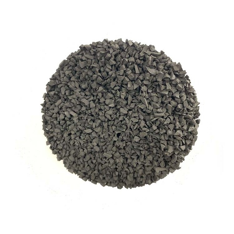 1 - 3 mm or 2 ~ 4 mm Black Color Artificial Grass infilling SBR Granulated Rubber particles chips