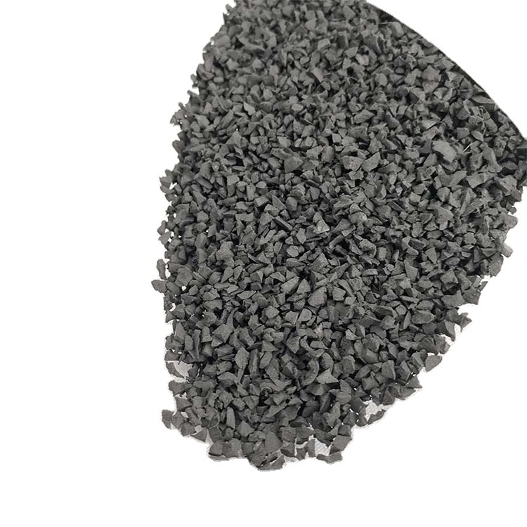 1 - 3 mm or 2 ~ 4 mm Black Color Artificial Grass infilling SBR Granulated Rubber particles chips