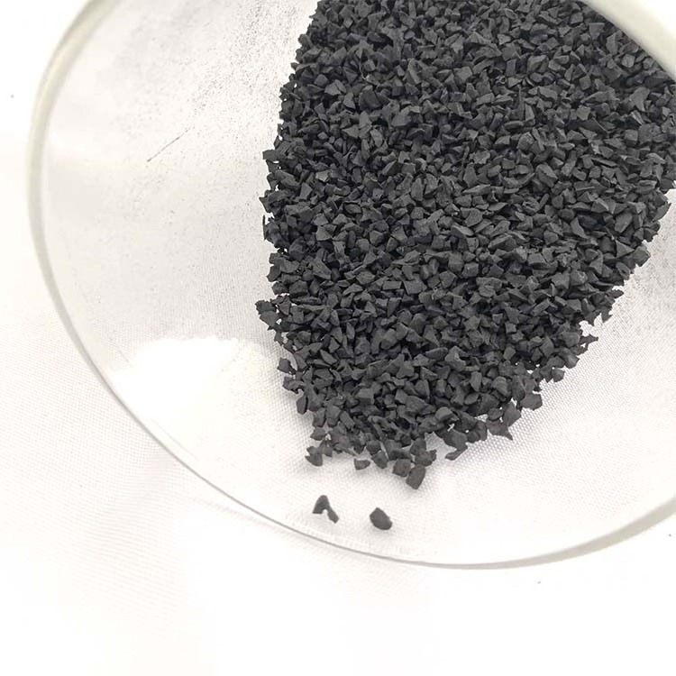 1 - 3 mm or 2 ~ 4 mm Black Color Artificial Grass infilling SBR Granulated Rubber particles chips