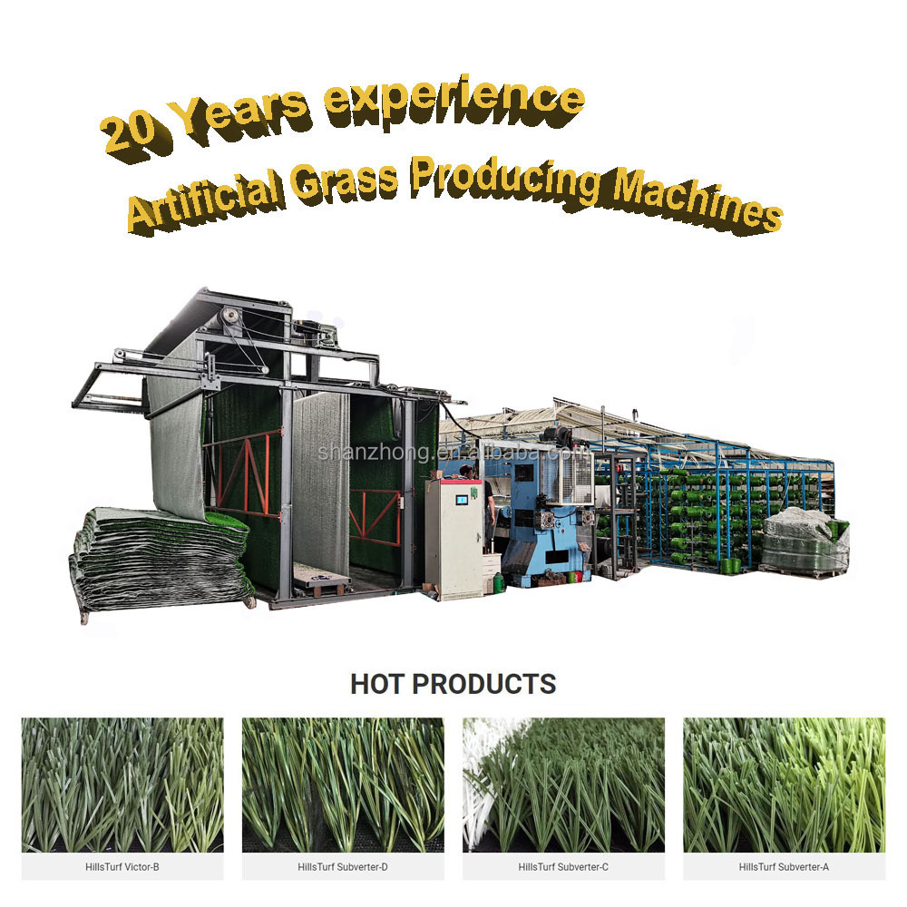 Perfect Performance China Factory Producing Artificial Sports Grass Lawn Making Machine Equipment