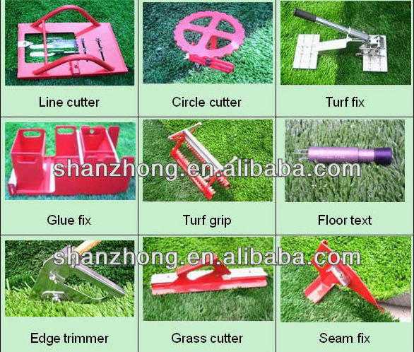 Best Selling Easy Using Artificial Grass Installing Tools Steel Grass Cutter and Turf fixer